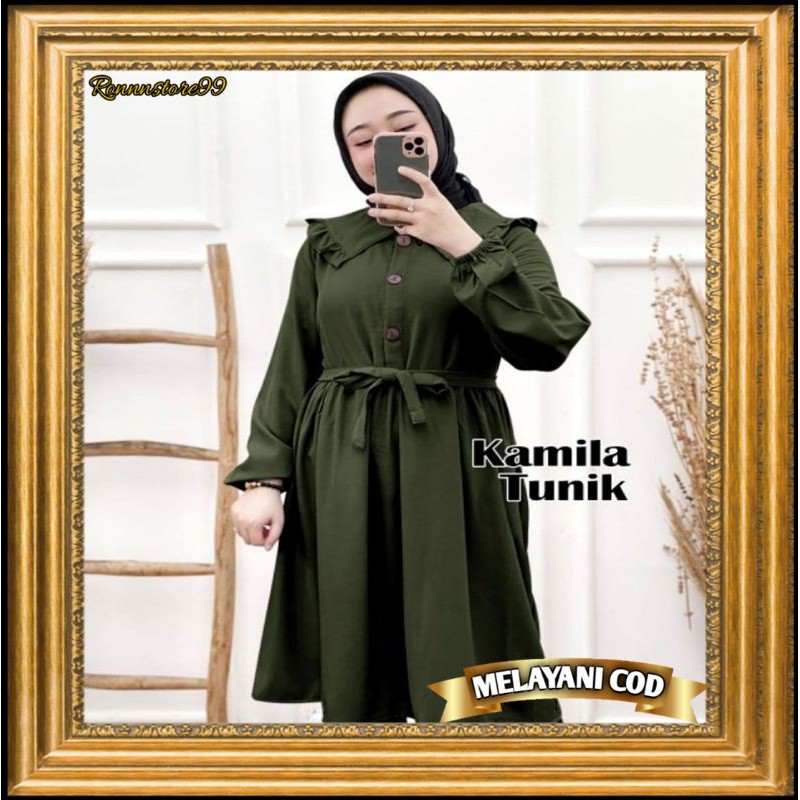 LONG TUNIK PAKAIAN WANITA / PO TUNIK QUZIAGOS / TUNIK LESTY BY VIVORIE / PO TUNIK QUZIAGOS KAOS