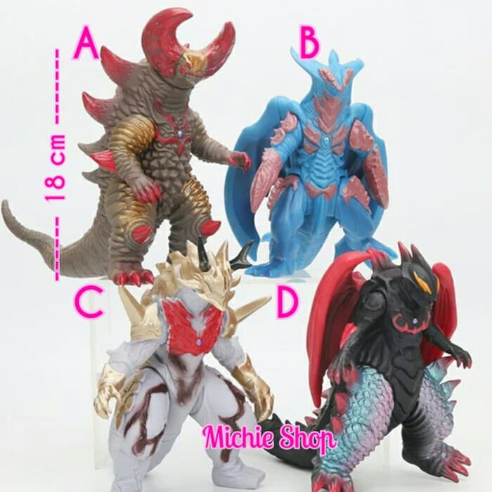 JK -  Mainan anak figure Ultraman monster Godzilla boneka power rangers