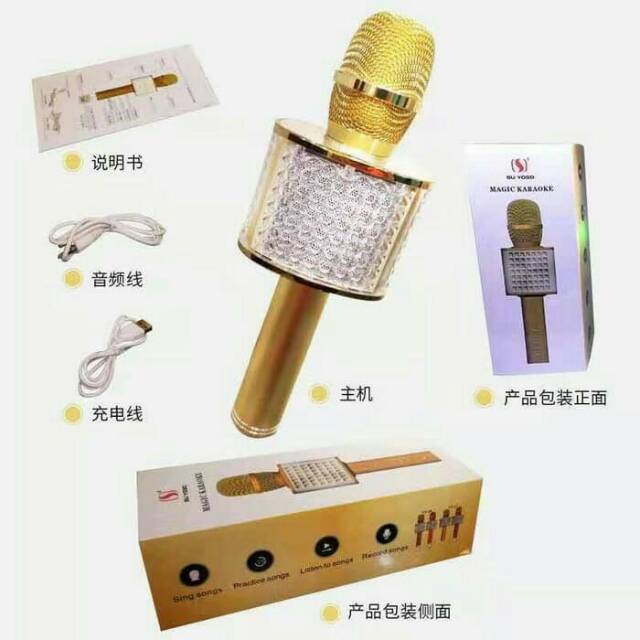 Microphone Bluetooth Karaoke YOSU YS87/Mic wireless ORIGINAL