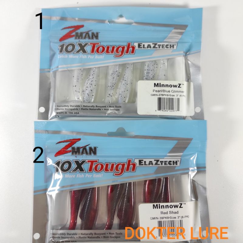 SOFT LURE ZMAN MINNOWZ 8cm isi 6