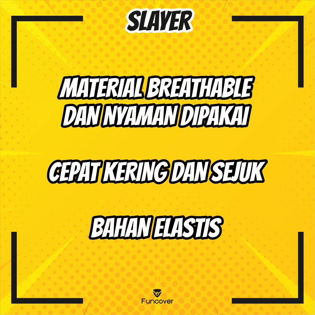 Slayer masker penutup wajah outdoor multifungsi segitiga motor