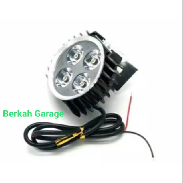 Lampu Tembak Slim 4 Mata 3 Mode Tembak Luxeon Universal Motor Mobil