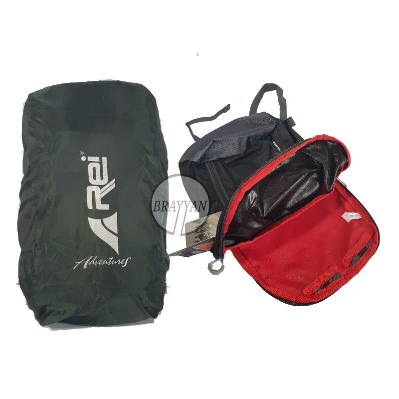 Tas Ransel Arei Emerald 0.1 x2 Outdoor 10L Pria Wanita Ada Rain Cover Original