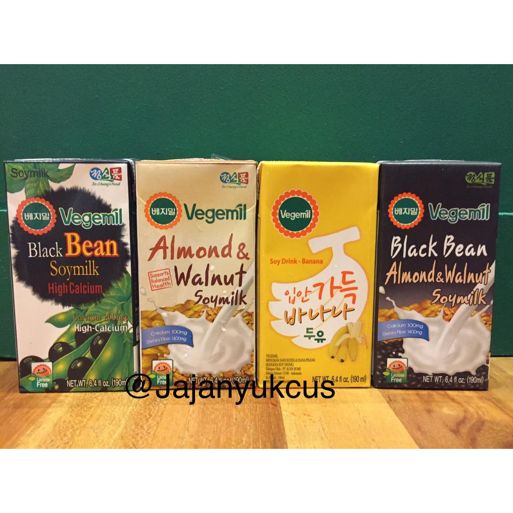 

VEGEMIL All Variant Soy Milk - Kumpulan Susu Kedelai Vegemil 190ml