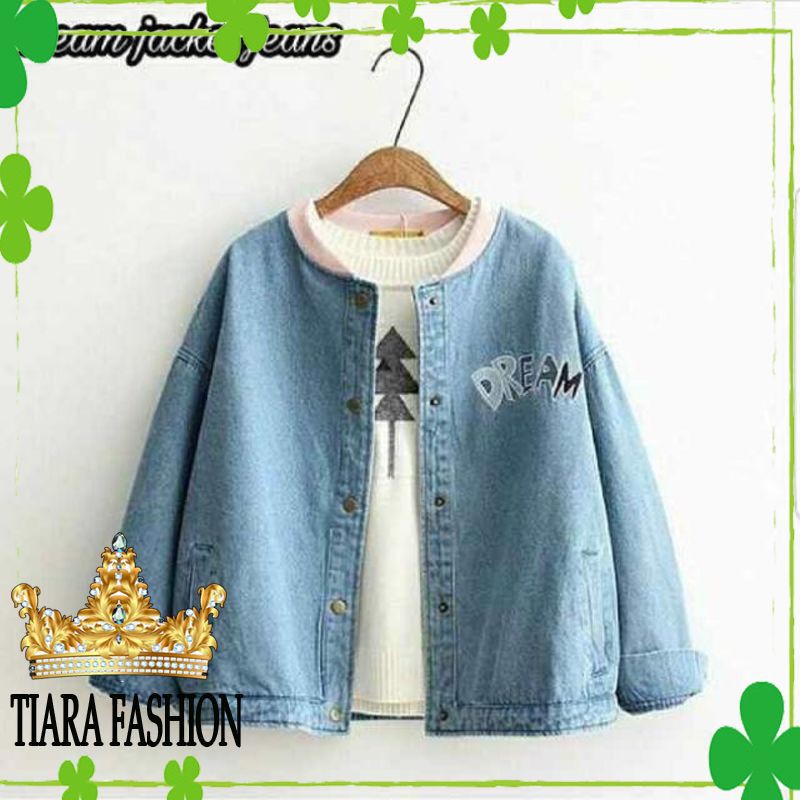 Murah Dream jaket jeans/jaket jeans/jaket levis/baju grosir/baju murah/atasan murah Keren