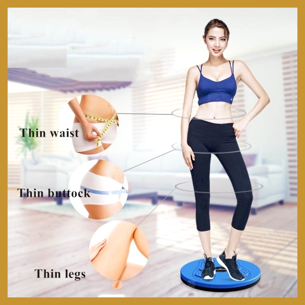 Jogging Magnetic Trimmer Pelangsing Body Plate Waist Twisting Alat Olahrga Dirumah Jogging Body Plate GOSHOP88