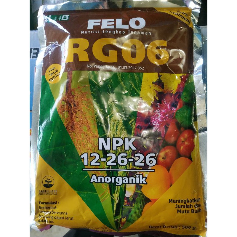pupuk FELO RG06 12-26-26 500g