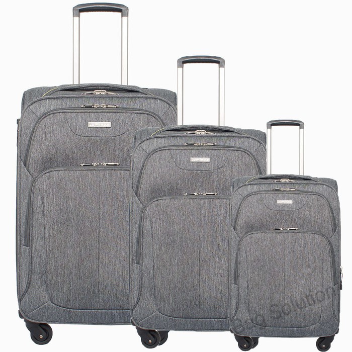 Luminox Tas Koper 4 Roda Resleting Anti Tusuk 3875-20 24 28 Inch