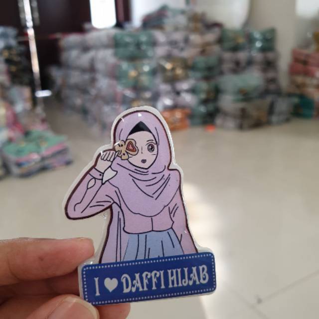 Gantungan kunci daffi bros daffi dafi hijab gantungan ori