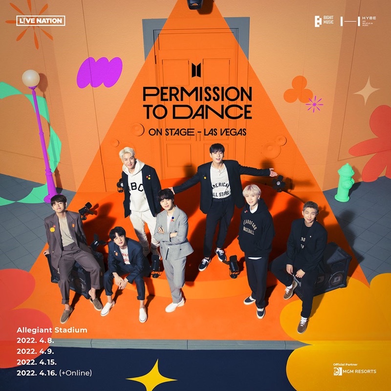 SHARING BTS PTD ON STAGE LAS VEGAS