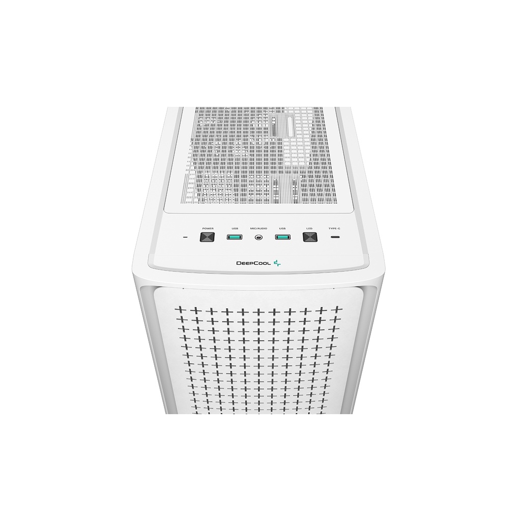 Casing Deepcool CK560 CK 560 White + 4 Fan Casing PC Gaming