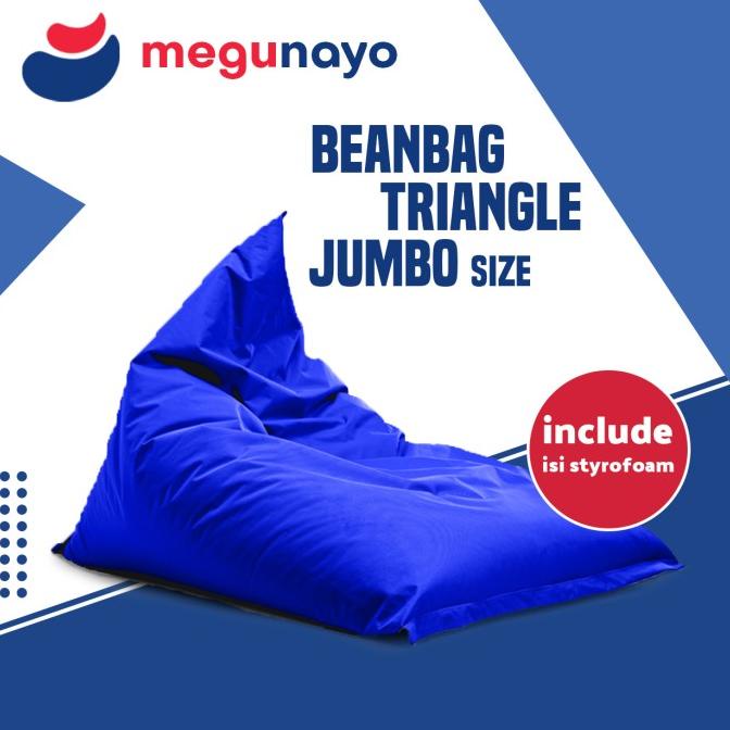 

Bean Bag Untuk Ruang Tamu Ukuranjumbo Besar Megunayo Triangle Plus Isi Strwom12