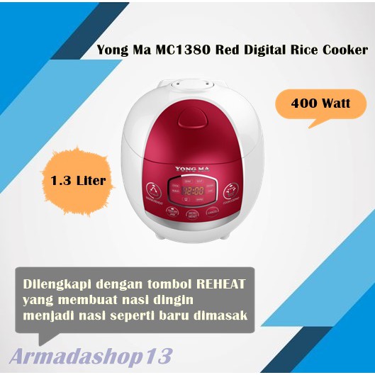 YONG MA Digital Magic Com 1.3 Liter - MC1380 - Merah