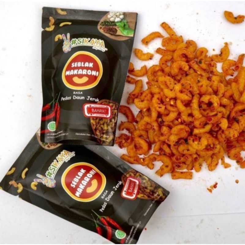 

MAKARONI SEBLAK SIKAYA 40 gr PEDAS DAUN JERUK