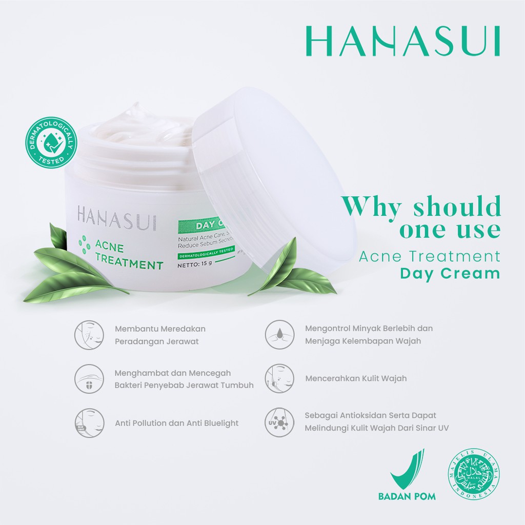 ✨ AKU MURAH ✨Hanasui Acne Treatment Day Cream