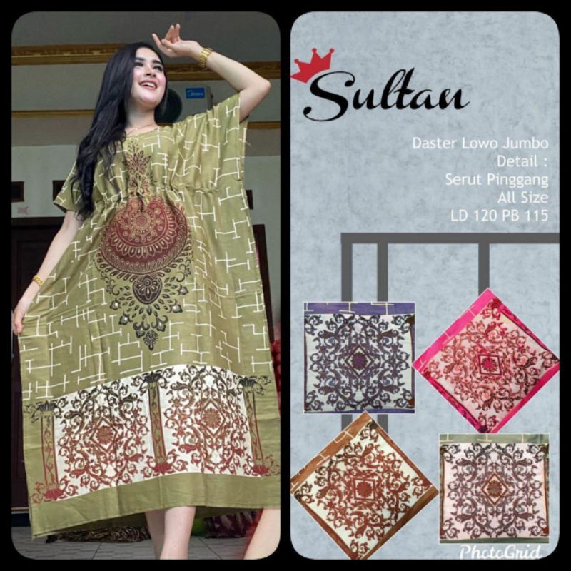 Daster jumbo kelelawar sultan mbah minto grosir baju murah wanita kekinian batik modern