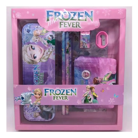 

#6765# STATIONERY PENSIL SET PAKET ALAT TULIS SEKOLAH KRKTER FROZEN/UNICORN/SPIDERMAN 8033A