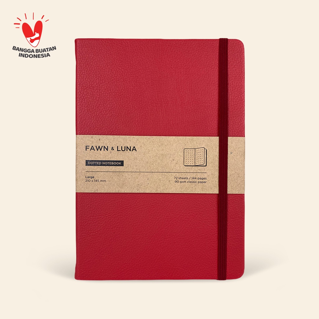 

Fawn & Luna - CHERRY JAM - Notebook Large A5 - Buku Jurnal/Agenda/Diary/Catatan