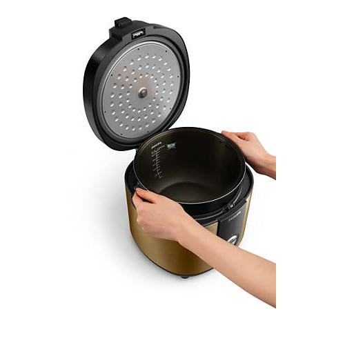 PHILIPS  HD 3211 Rice Cooker/Magic Com stainless dengan teflon proceramic