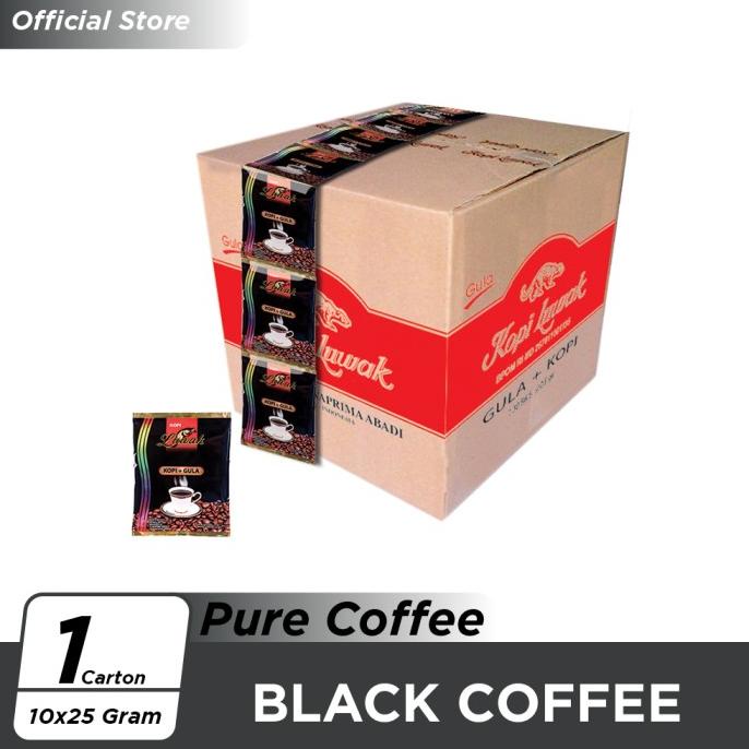 

Kopi Luwak Gula Renceng 20x25gr - 10 pcs [Carton] -Diskon Besar