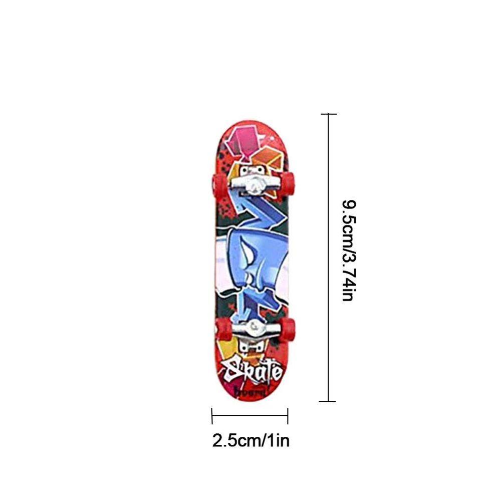 Needway Finger Skateboard Simulasi Untuk Anak Alloy Stand Gag Mainan Anak Mainan Kartun Skate Truck