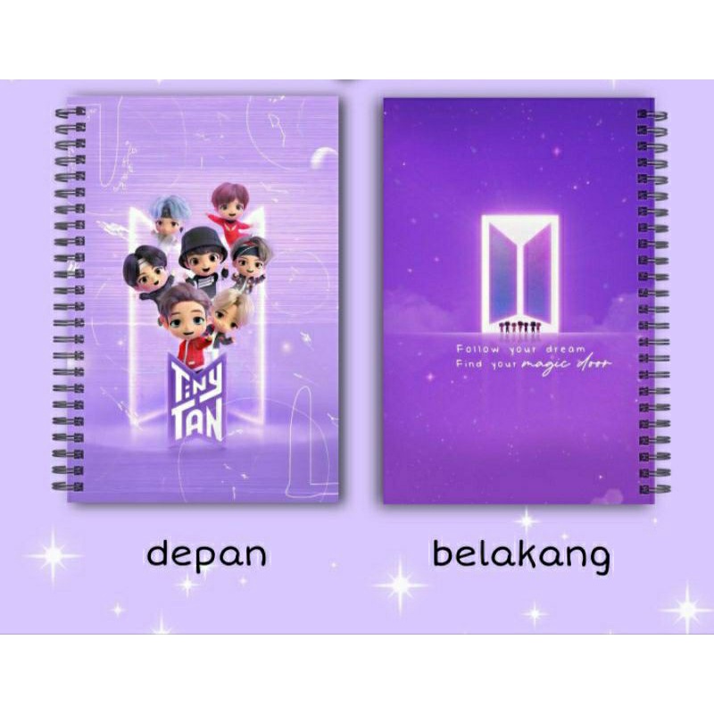 

Notebook BTS BT21 Tiny Tan Buku BTS Tiny Tan Buku Catatan Tiny Tan