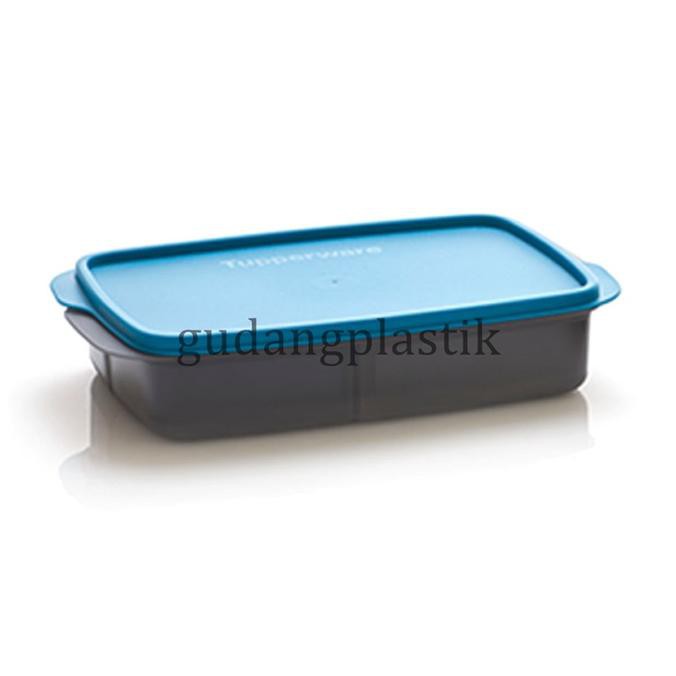 Jual Tupperware Cool Teen Lunch Box Hitam Tempat Makan dewasa dengan Sekat Berkualitas