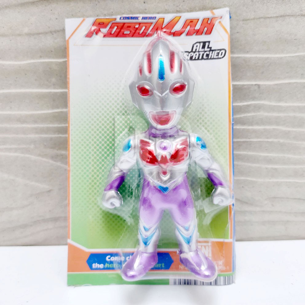 COSMIC HERO ROBOMAN MINI ACTION FIGURE SUPERHERO ULTRAMAN