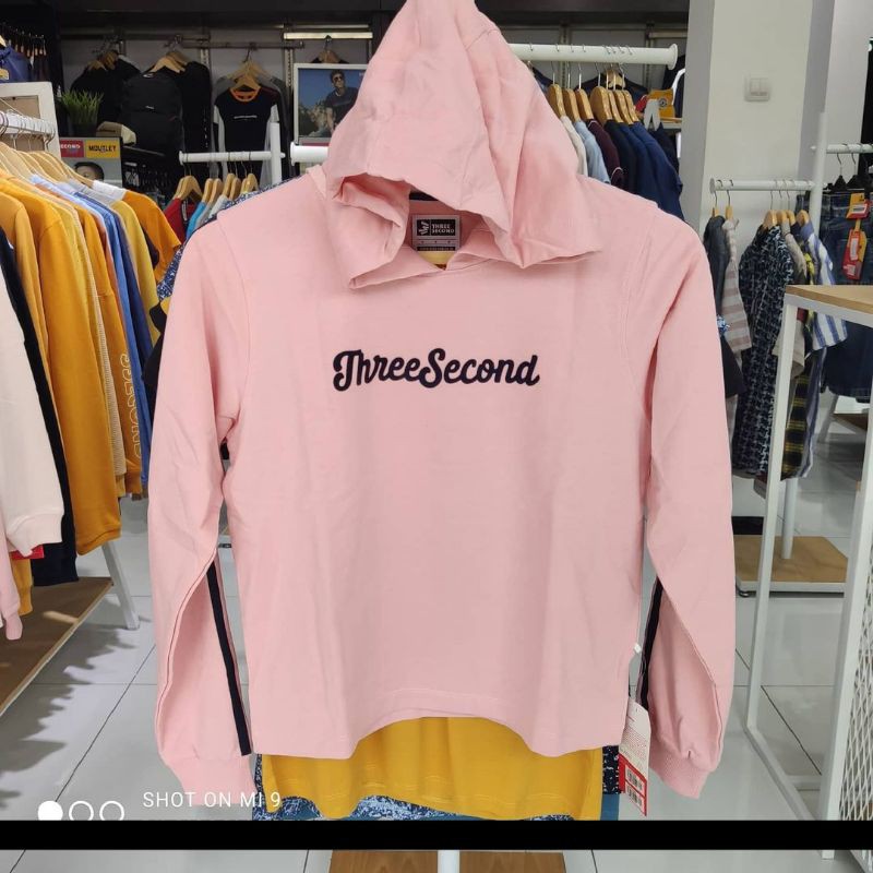 Jaket Hoodie 3SECOND Wanita Original