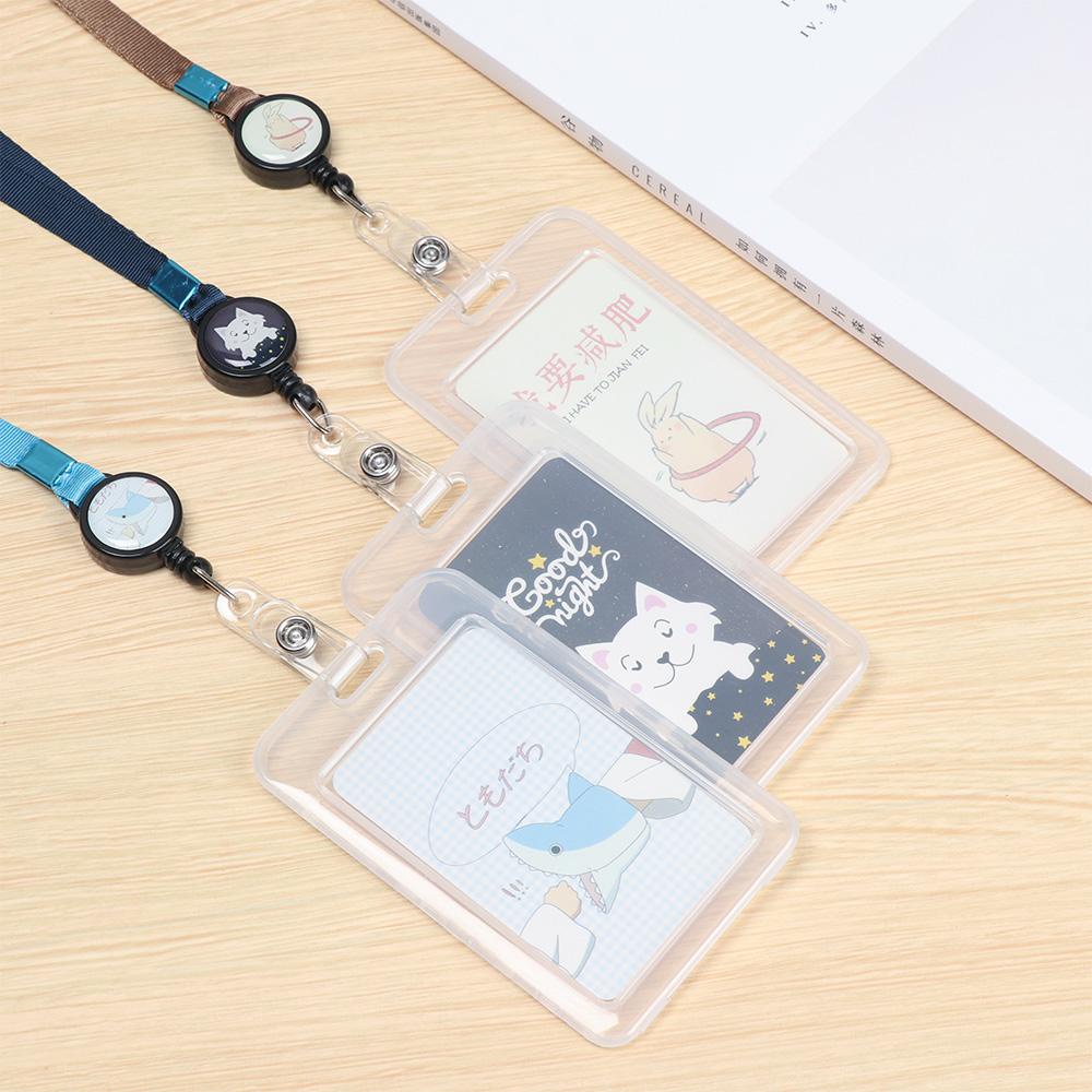 R-flower Holder Kartu Nama / Badge Retractable Multifungsi Motif Bunga Untuk Kantor / Sekolah