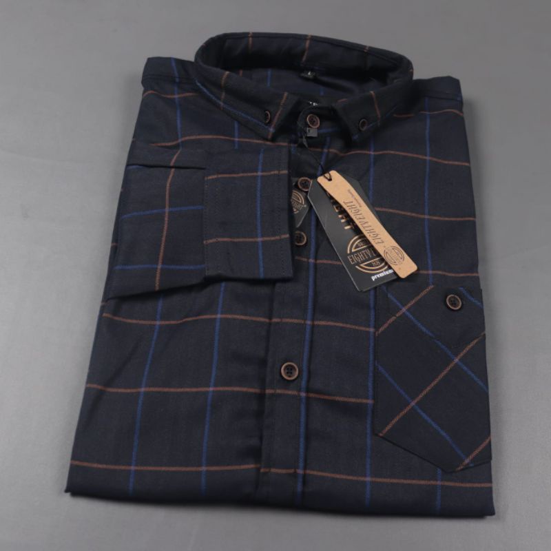kemeja flanel pria wanita/kemeja lengan panjang/kemeja kasual/kemeja eighty eight/flanel distro/keme