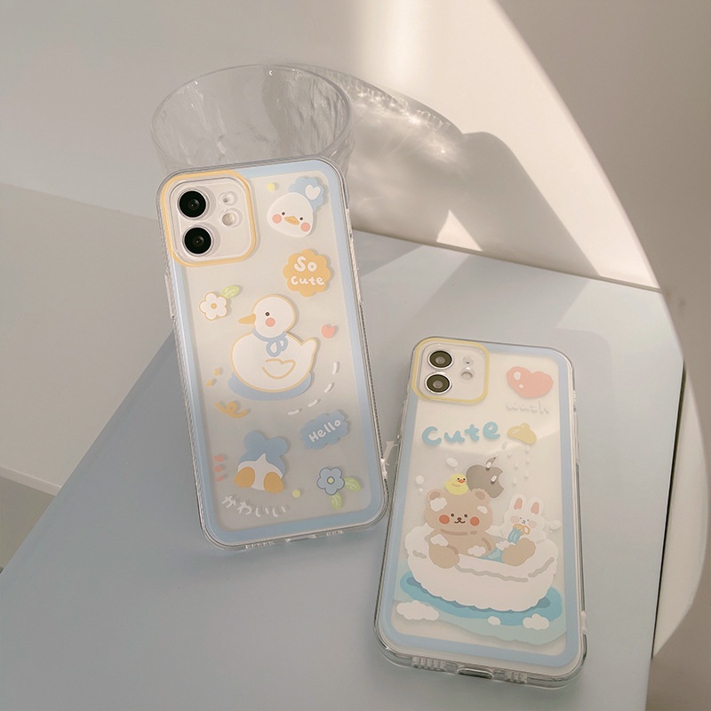 Soft case TPU Motif Kartun Untuk Oppo A95 A76 A15 A12 A74 A55 A16 A53 A52 A54 A74 A5S A7 Reno 7Z 7 5 4F A16K A53 A5 A96E A35 A11 A3S