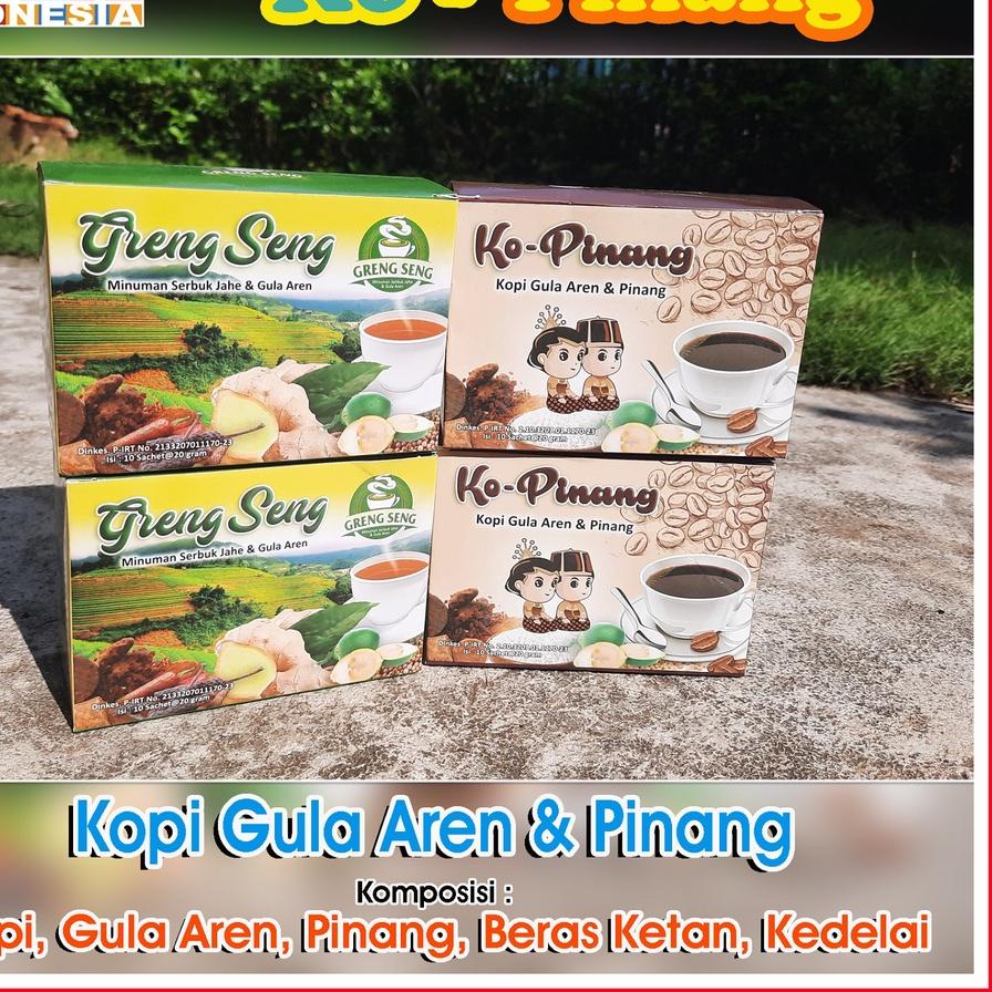 

✅Promo ⚡pesial❤Kopi Gula Aren & Pinang (Ko-Pinang) / Minuman Tradisional Asli Produk Ciamis