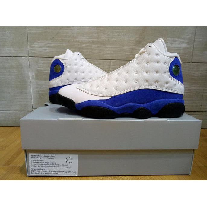 Sepatu Basket Air Jordan 13 Retro Hyper Royal Original