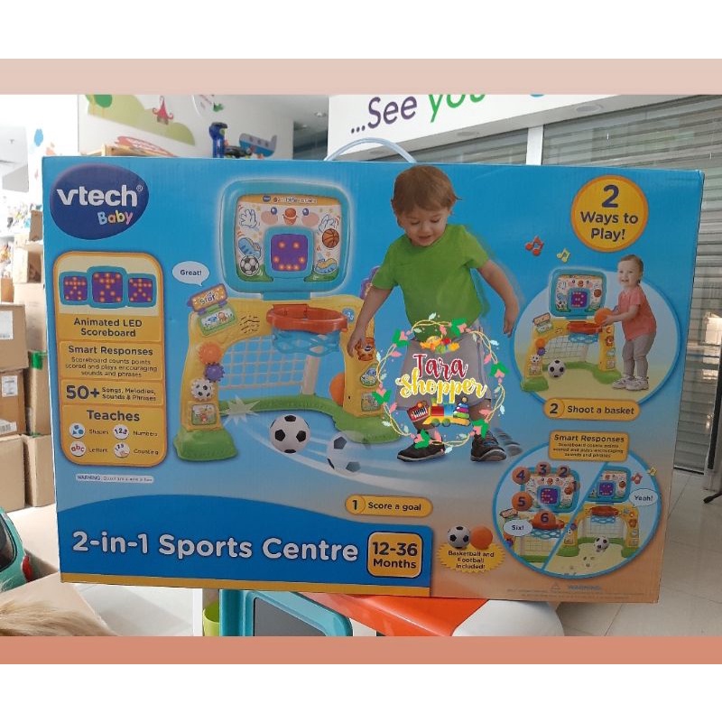 Vtech 2in1 basketball and strike sports center