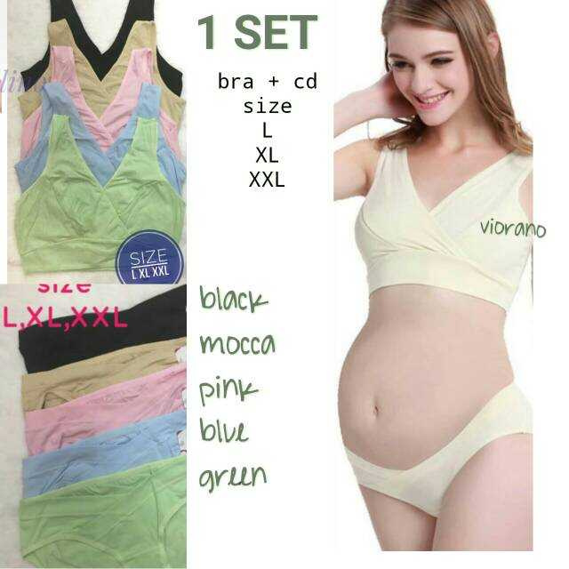 Bra 1 Set CD Hamil +Bra Hamil/Menyusui