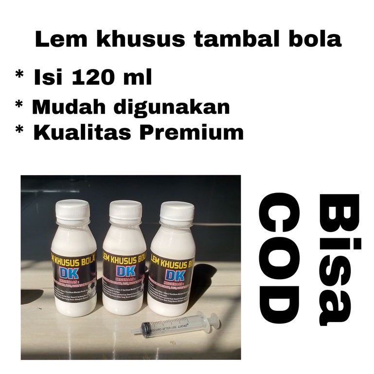 

Lem Khusus Tambal Bola Bagus Isi 120 ml
