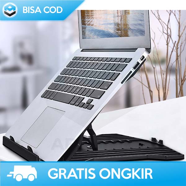 LAPTOP STAND ADJUSTABLE ROTATE 360 WITH SMARTPHONE HOLDER BY NUOXI N2