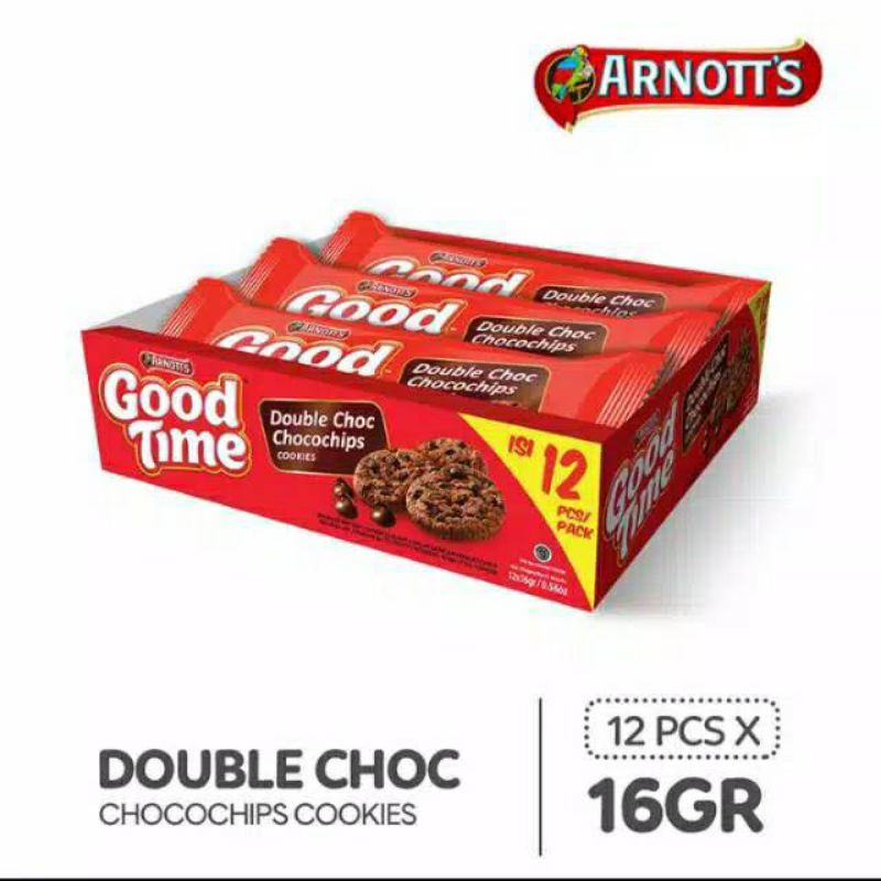 

Biskuit Good time 19gr isi 12 pcs