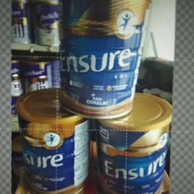 

kemasan baru Ensure rasa coklat Isi.900gr