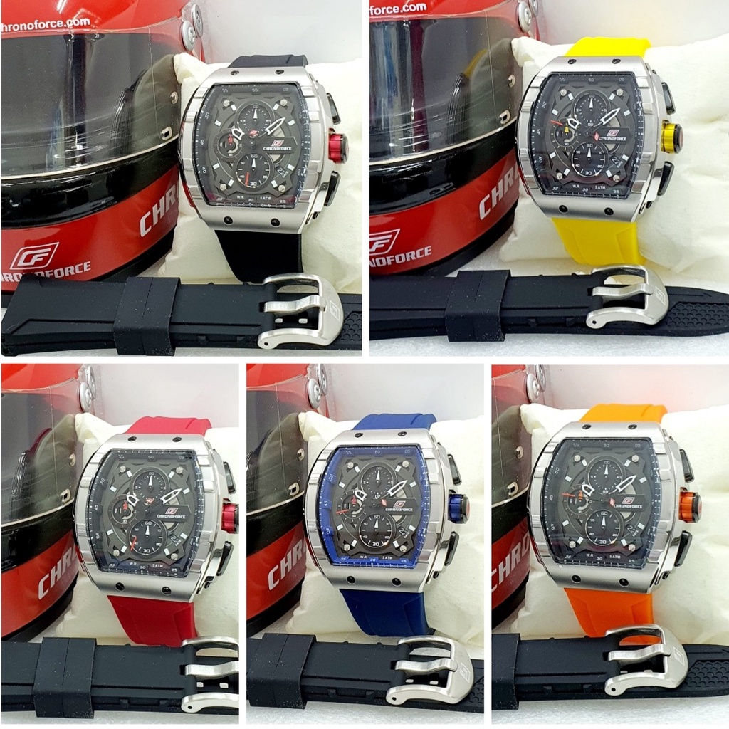 CHRONOFORCE 5329 JAM TANGAN PRIA ORIGINAL FREE 1 TALI