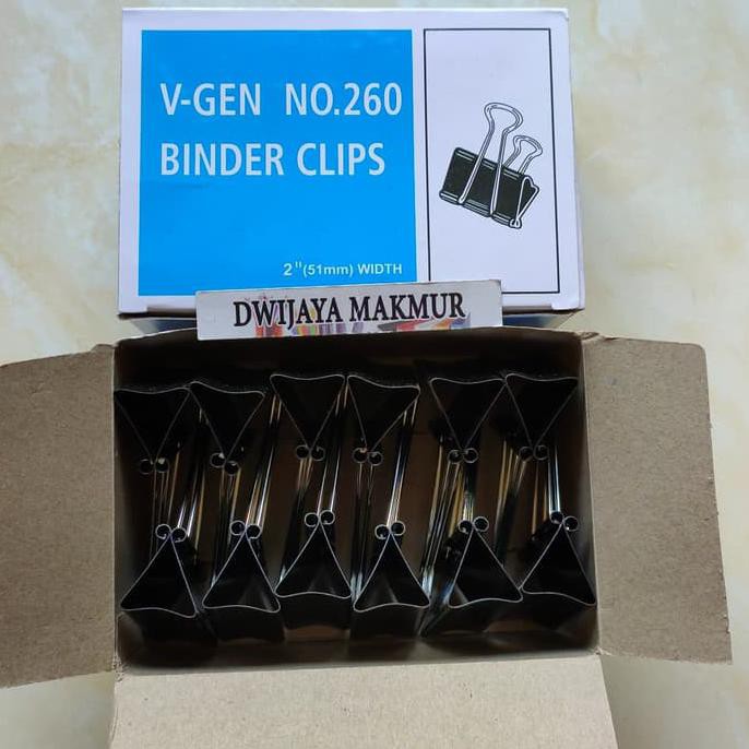 

Binder Clips No.260 - Klip Besar Dwija522 Murah