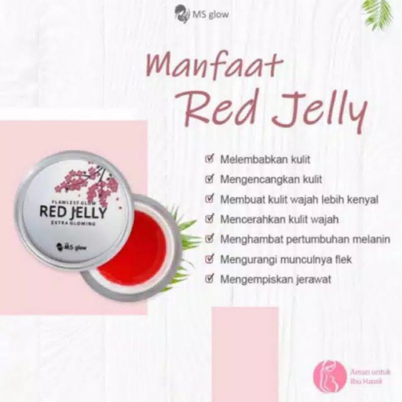 MS GLOW RED JELLY EXTRA GLOWING / RED JELLY MS GLOW