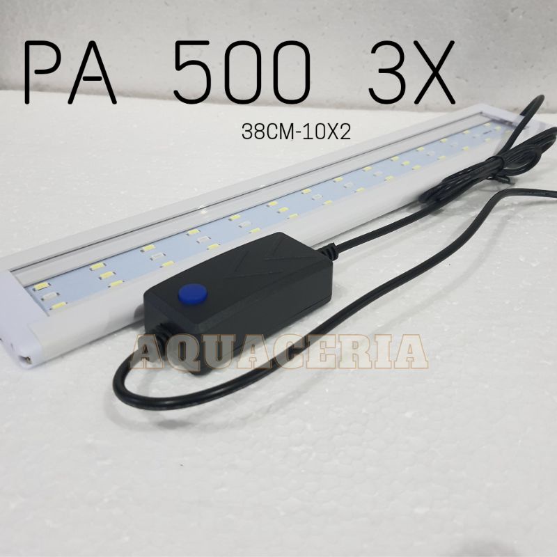 RECENT PA 500 lampu LED aquarium Lampung gantung aquarium 50/60cm 3xganti warna