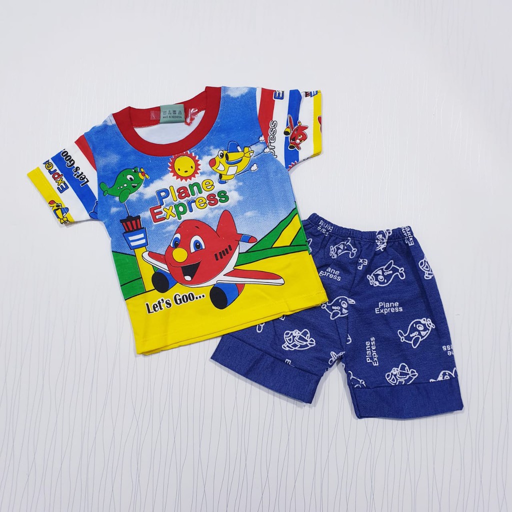 Baju Bayi / Piyama anak laki / Setelan Oblong Anak 0-12 Bulan / Setelan Anak Katun / Setelan Batita