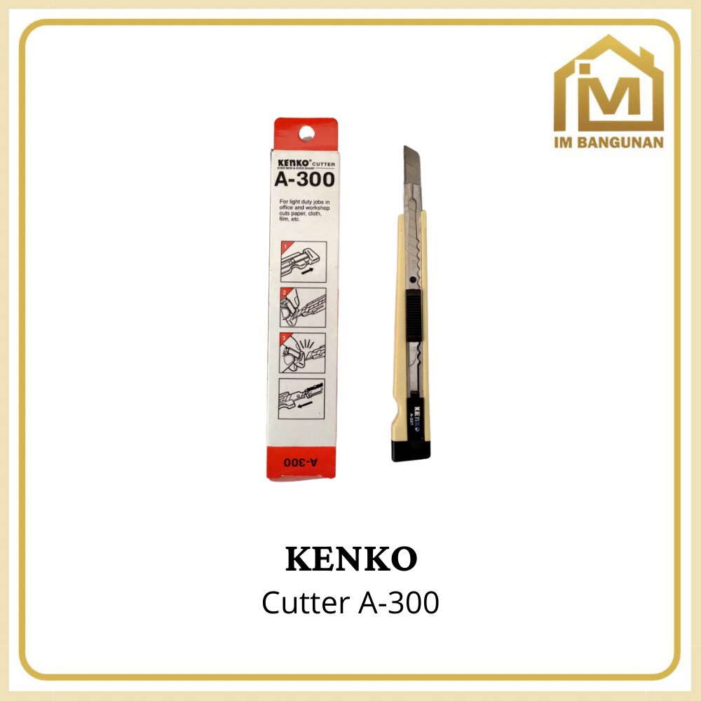 

Cutter Kenko A-300 / Cutter Kenko Kecil / Pisau Kenko A 300