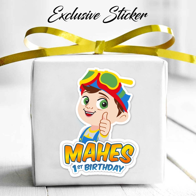 

50 STIKER / STICKER COCOMELON 2-8 ULANG TAHUN / ULTAH / BIRTHDAY