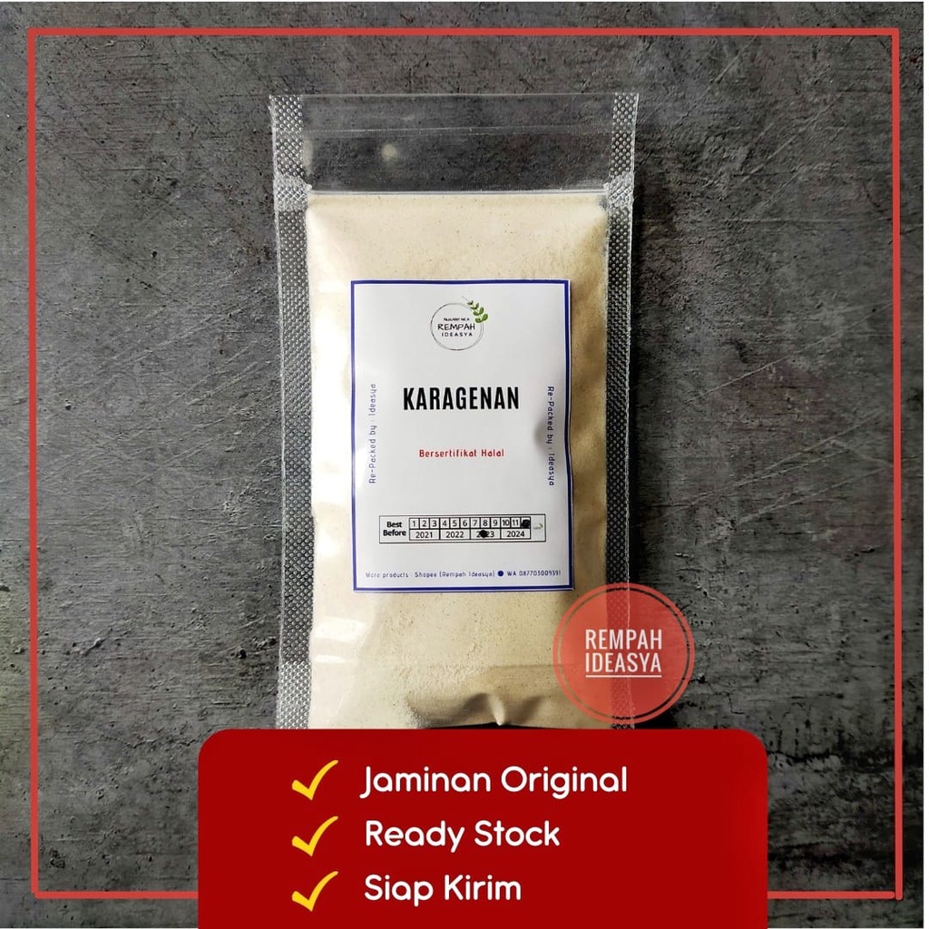 

100 gr Karagenan Pengenyal Bakso Pentol dari Rumput Laut