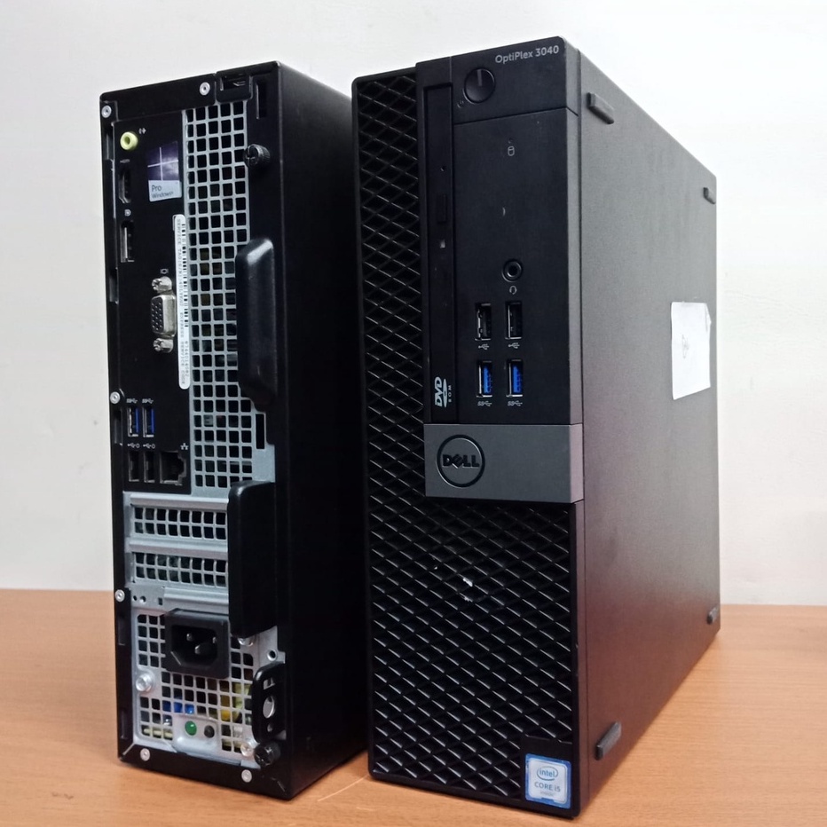 pc cpu mini komputer dell  build up optiplex  3040 Sff-core i5 gen 6 ram 8gb ssd 128gb/4gb ssd 256gb/8gb ssd 256gb wins 10 siap pakei