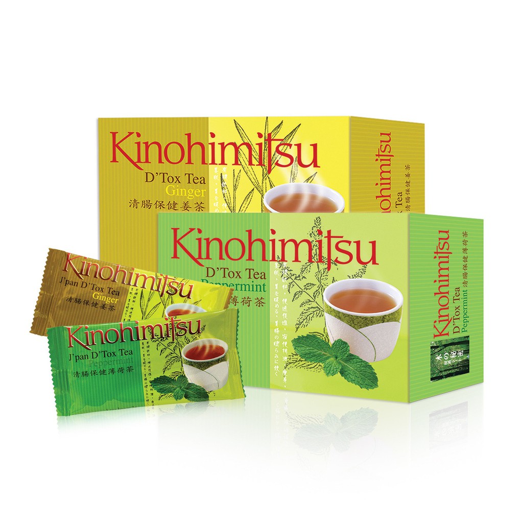 

KINOHIMITSU D'TOX TEA Peppermint & Ginger Flavor (Detox)